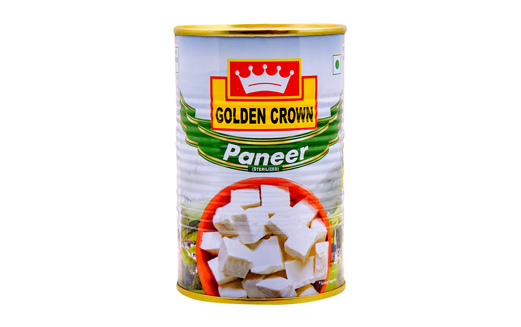 Golden Crown Paneer (Sterilized)    Tin  450 grams